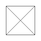 Cutting a quarter square triangle